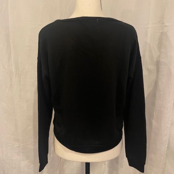 Leith Sweater Gold Text Pop Fizz Clink Size XS - Picture 3 of 7